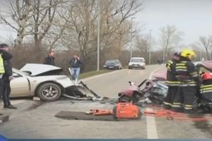 TEŽAK UDES NA PANČEVAČKOM PUTU: Muškarac (50) poginuo, a dvoje povređeno u sudaru tri vozila