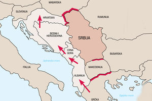 VEĆ RAZRADILI NOVU RUTU KA EVROPI: 200 migranata dnevno prođe preko Albanije, CG i BiH!