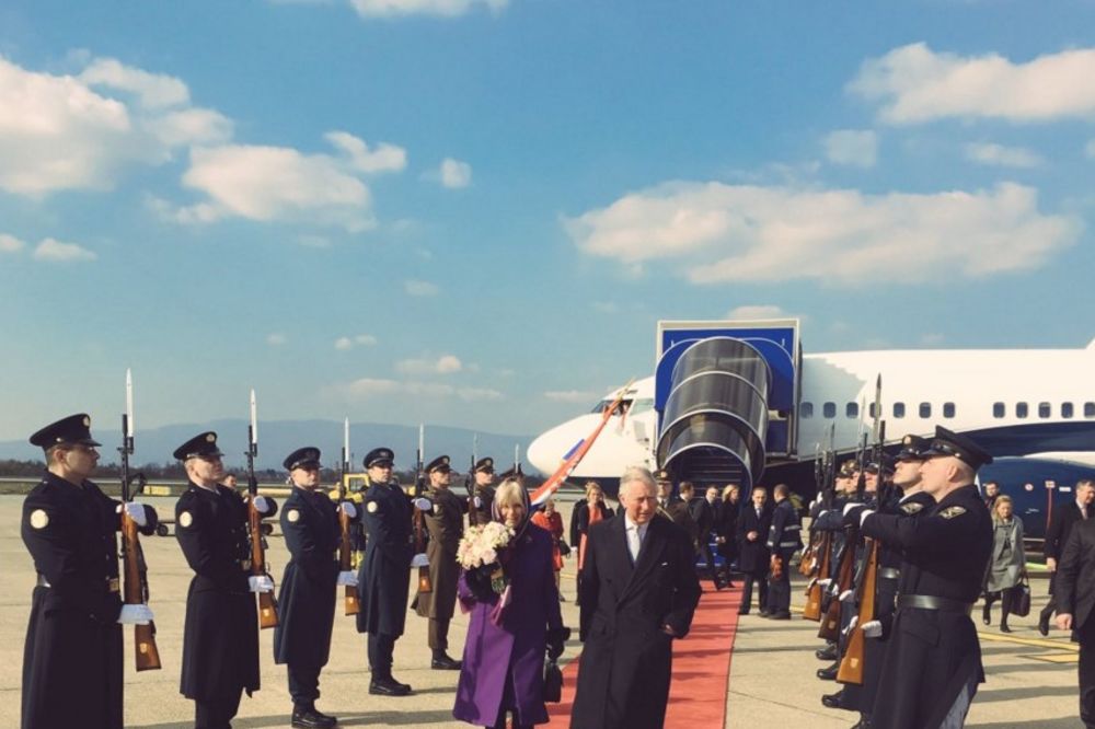 PRINC ČARLS STIGAO U ZAGREB: Doček na aerodromu Franjo Tuđman uz najveće državne počasti!