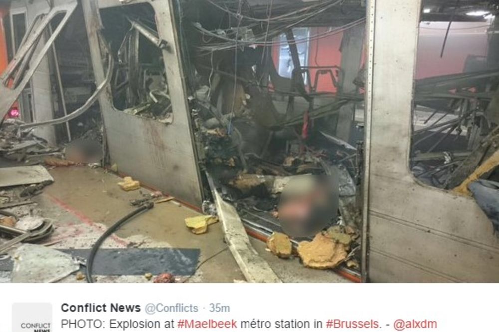 (VIDEO) ČETIRI EKSPLOZIJE U BRISELSKOM METROU: Bombe ubile najmanje 20 ljudi!