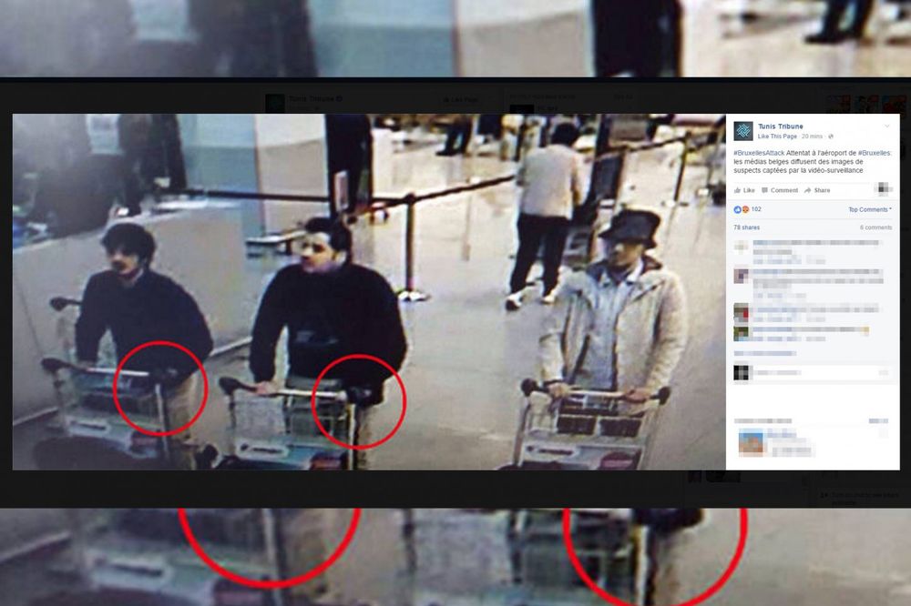 POSLEDNJA FOTOGRAFIJA PRE MASAKRA: Osumnjičeni snimljeni na aerodromu sa koferima!