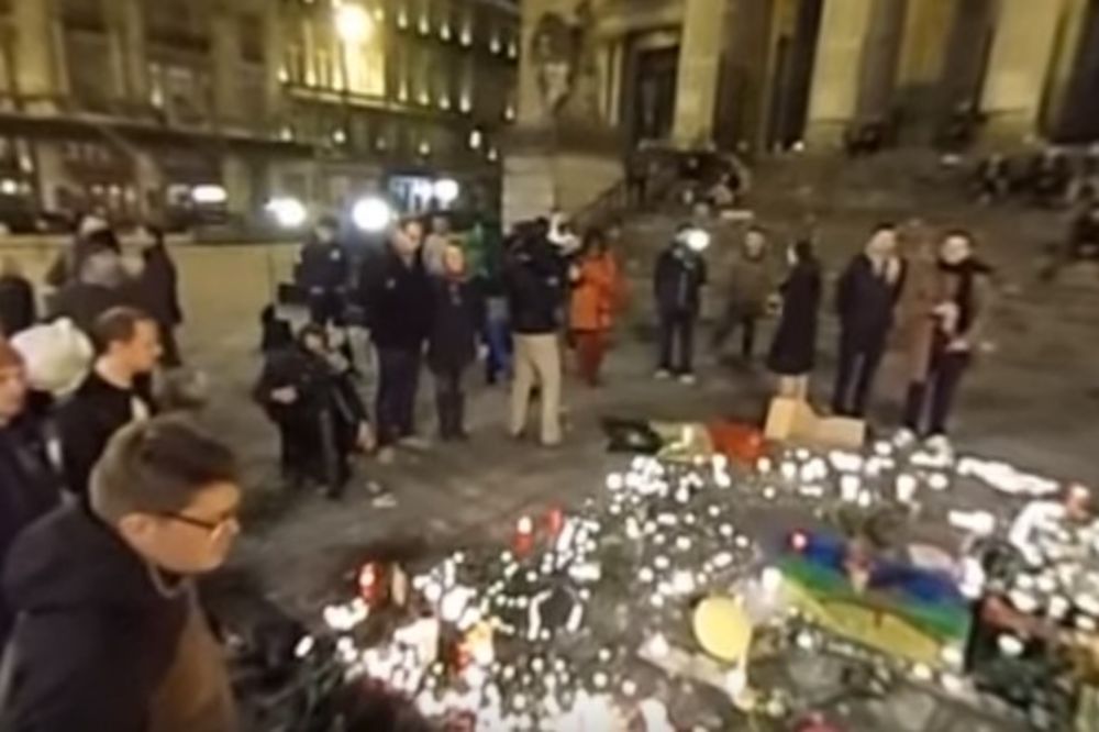 (VIDEO) JEDINSTVEN PANORAMSKI SNIMAK IZ BRISELA: Osetite atmosferu solidarnosti građana zbog žrtava
