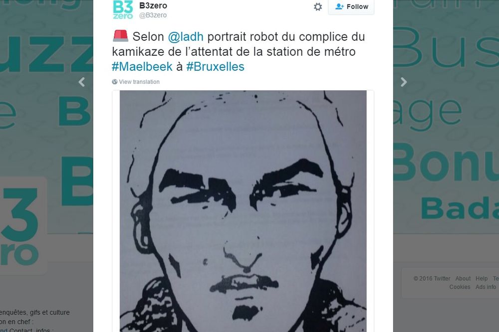 BELGIJSKI STANDARD: Uhapšen saučesnik bombaša iz briselskog metroa