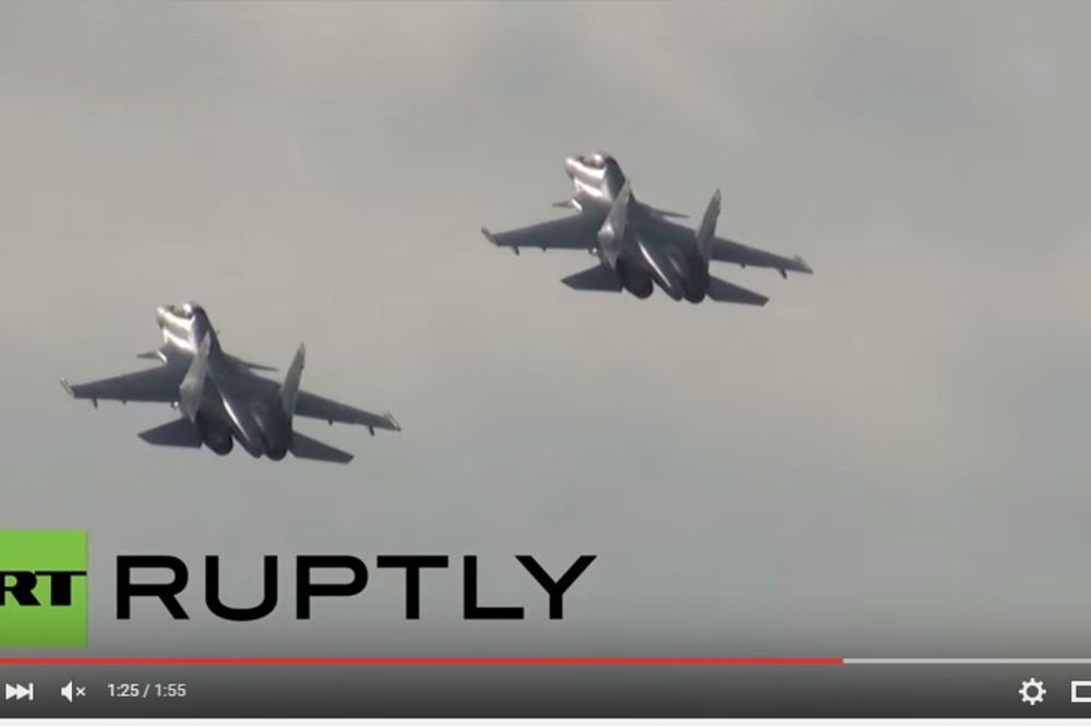 (VIDEO) POGLEDAJTE RUSKE LOVCE: Novi Su-30SM leti kao strela