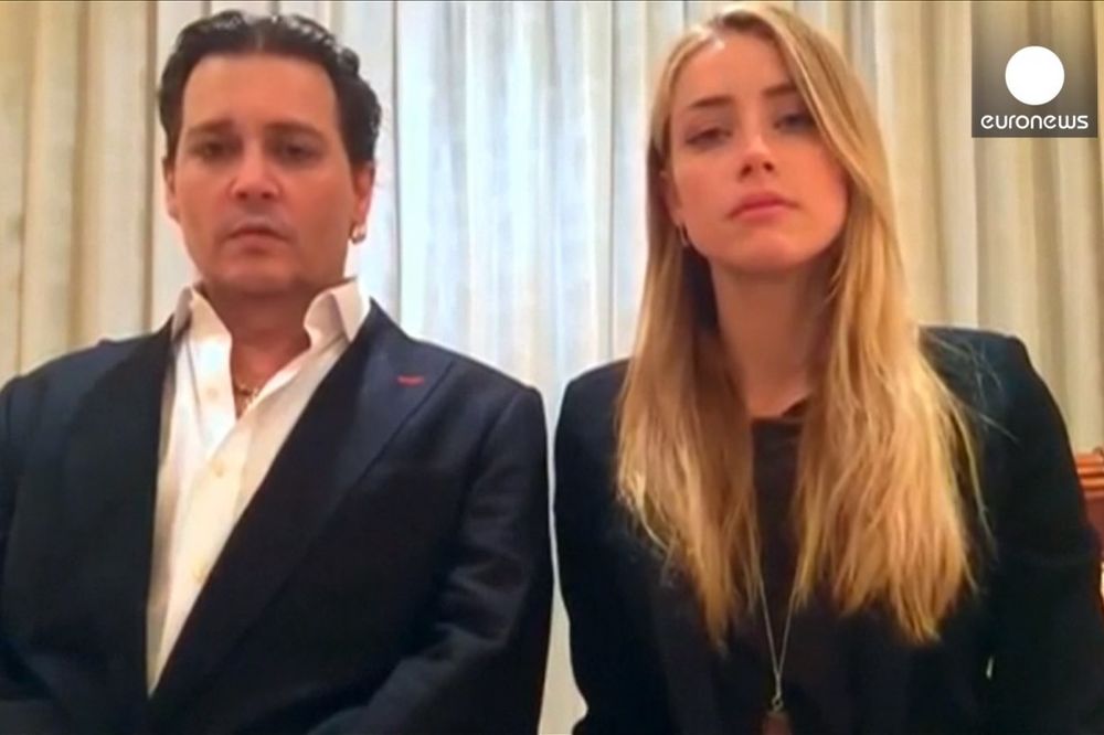 (VIDEO) KAO PUŠKOM NATERANI: Džoni Dep snimio je sa suprugom bizaran video izvinjenja