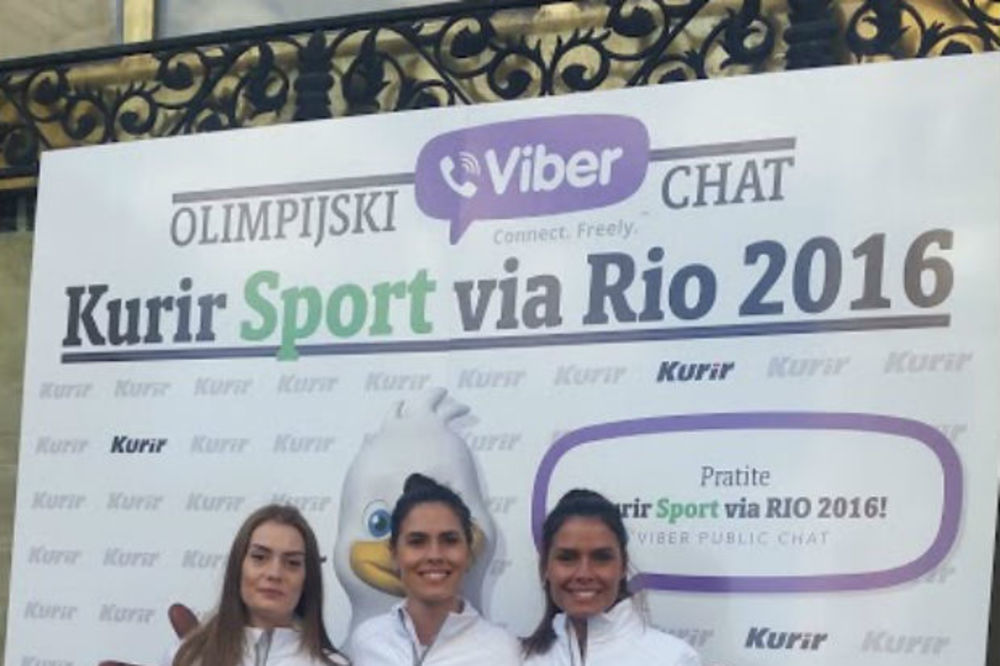 (FOTO) KURIR SPORT VIA RIO 2016: Lansiran olimpijski Kurir sport Vajber čet