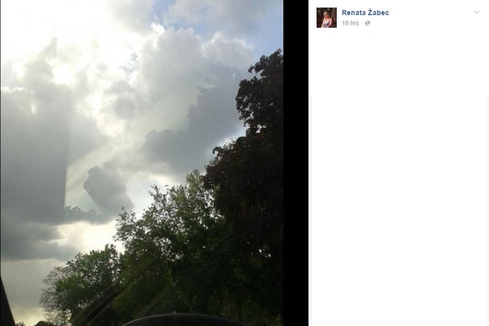 (FOTO) FANTOMSKI SOLITER NA NEBU IZNAD ZAGREBA: Građane šokirao prizor sa oblaka