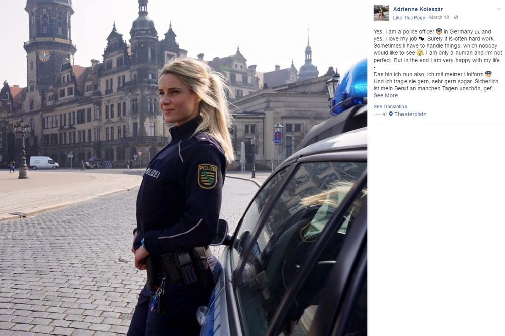 (FOTO) ZGODNA POLICAJKA ZAPALILA MREŽE: Da poželite da vas hapsi svaki dan