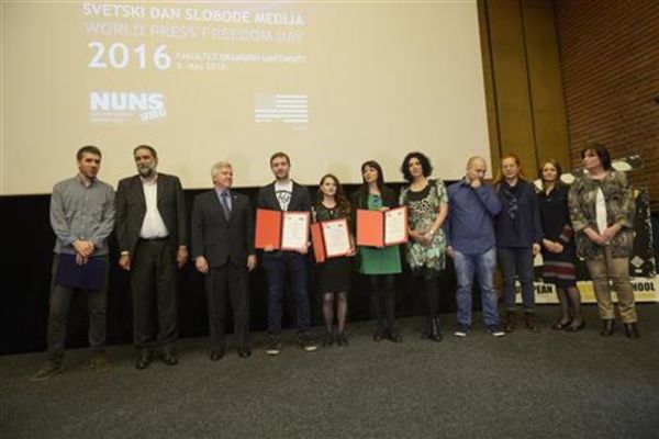 NEMA DEMOKRATIJE BEZ SLOBODNIH MEDIJA: Nagrade za istraživačko novinarstvo RTS-u, Vremenu i KRIK-u