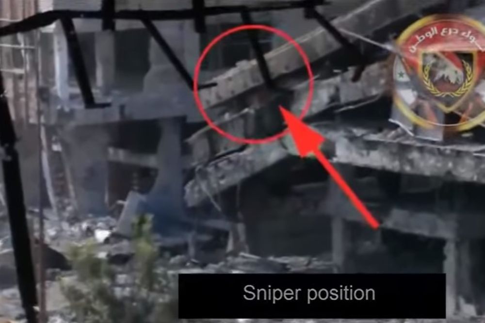 (VIDEO) NI SLUTIO NIJE Snajperista ID ubijao iz srušene zgrade, evo šta su sirijski vojnici uradili