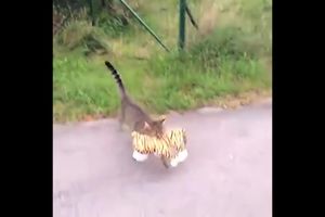 (VIDEO) OVO SU NAJČUDNIJI DRUGARI: Kad maca zavoli tigra
