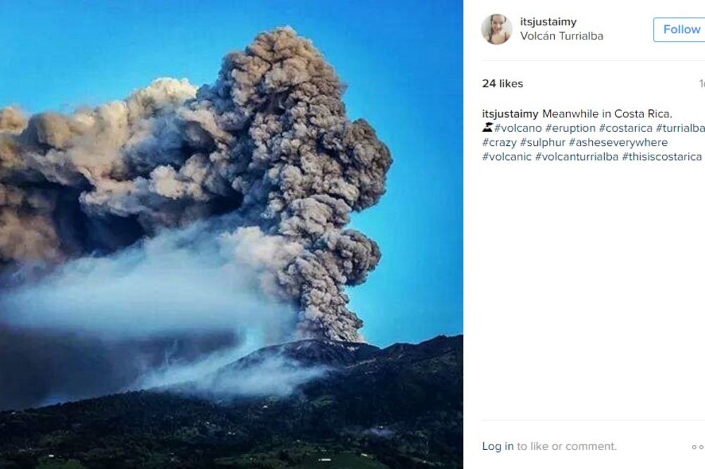 (VIDEO, FOTO) SPEKTAKULARNI SNIMCI: Proradio vulkan na samo 30 kilometara od prestonice Kostarike