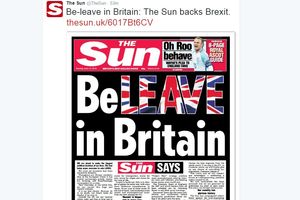 SAN PODRŽAO BREGZIT: Najtiražniji britanski list pozvao na izlazak iz EU