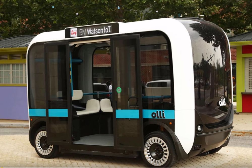UPOZNAJTE OLIJA: Ovo je revolucionarni 3D štampani autobus koji može da priča sa putnicima