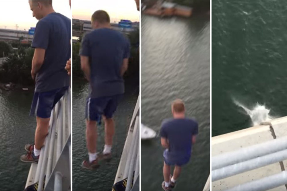 (VIDEO) BIZARAN I OPASAN TREND Mladić (18) se bacio sa mosta na Adi: Dokazao sam sebi da smem!