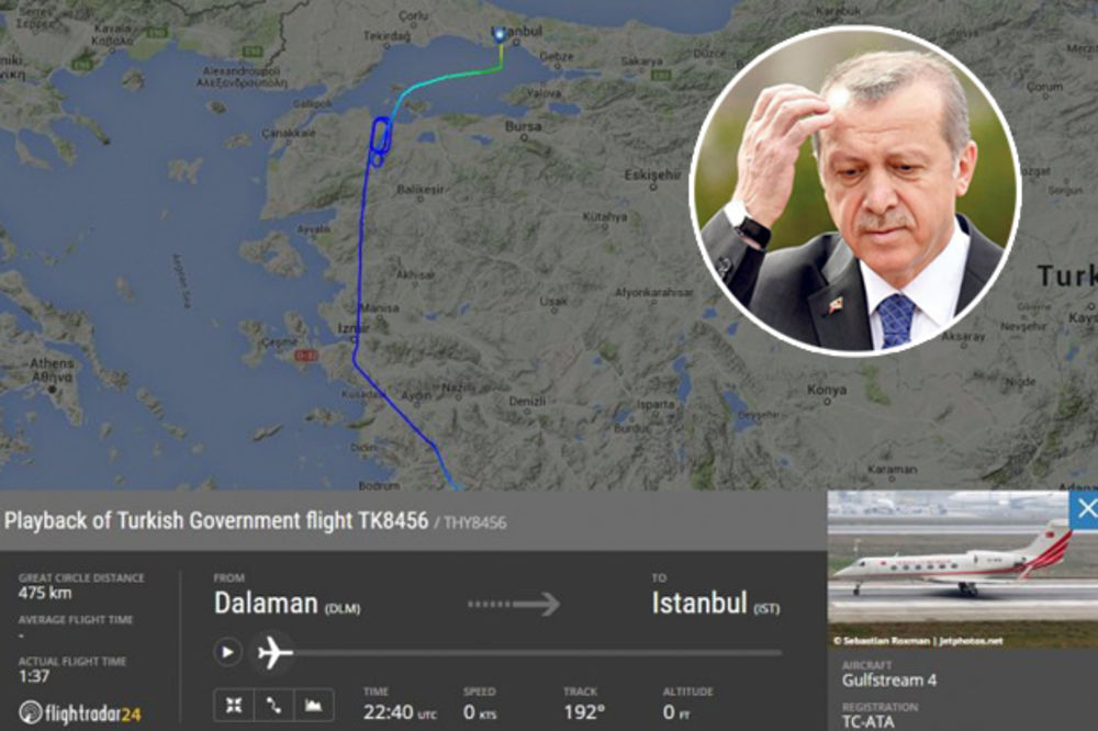 ZAŠTO ERDOGAN NIJE LIKVIDIRAN? F-16 imao na nišanu predsednički avion, niko ne zna šta ga je spaslo!