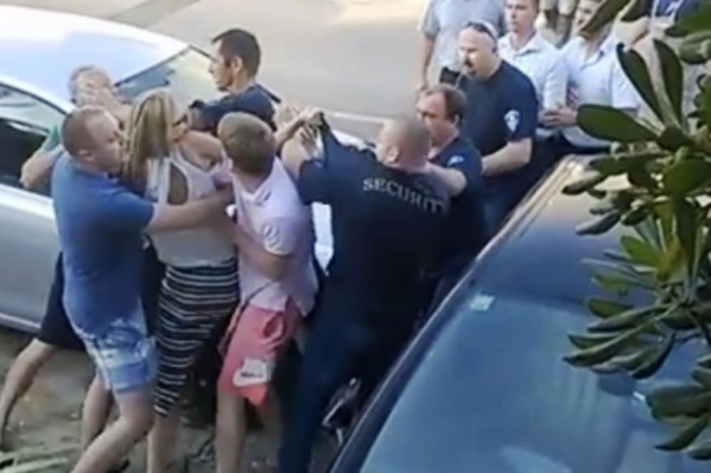 (VIDEO) OVAKO MLATE KOMUNALCE U HRVATSKOJ: Gosti kafića pesnicama sprečili uklanjanje terase!