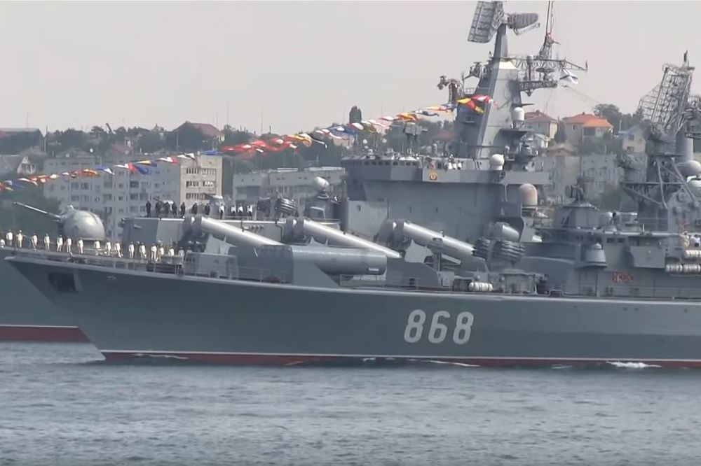 (VIDEO) SVA MOĆ RUSKE CRNOMORSKE FLOTE: Pogledajte ponos Putinove ratne mornarice!