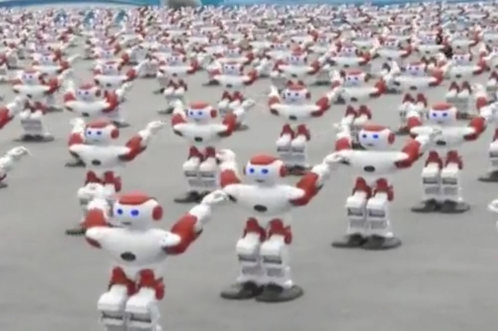 (VIDEO) RAZIGRANA BUDUĆNOST: Ples 1.000 robota oborio svetski rekord i ušao u Ginisa