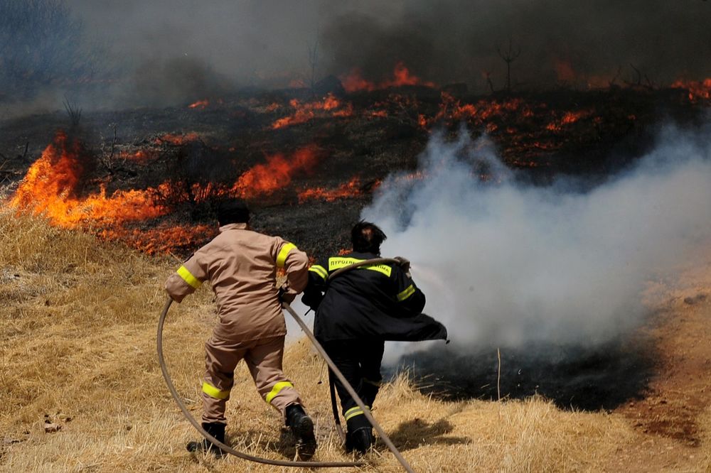 GORI KRF: Tri požara bukte u oblastima Barbati, Linija i Strongili