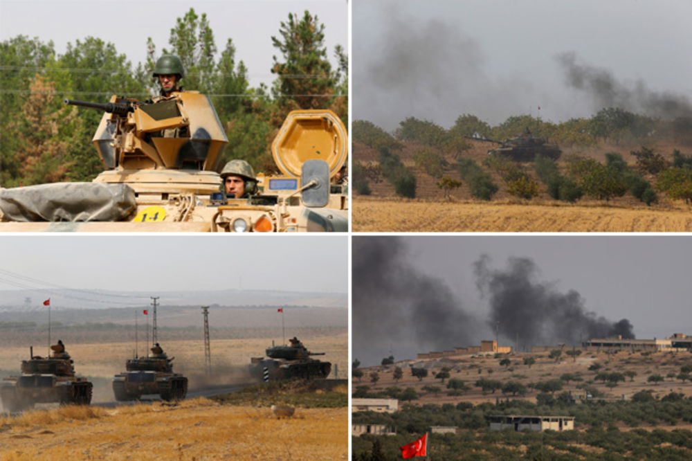 (VIDEO) TURCI RATUJU NA SEVERU SIRIJE: Još jedna turska tenkovska jedinica prešla granicu