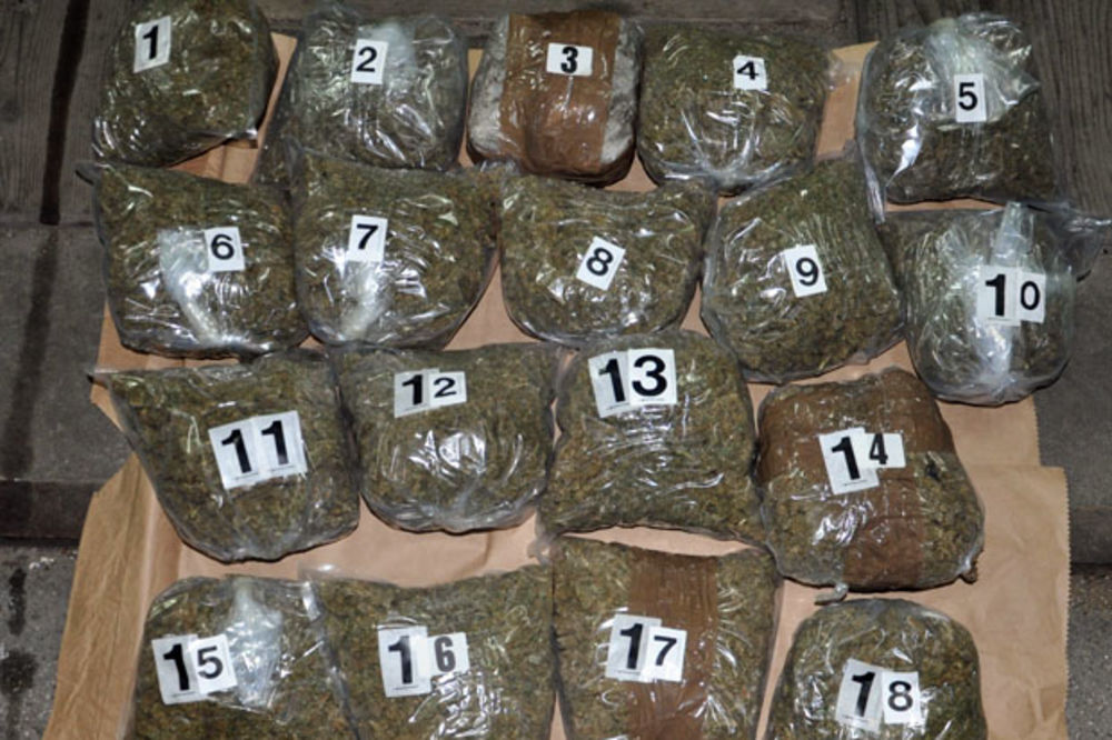 POLICIJSKA AKCIJA U KRALJEVU: Otkriveno više od 8 kilograma skanka u mercedesu