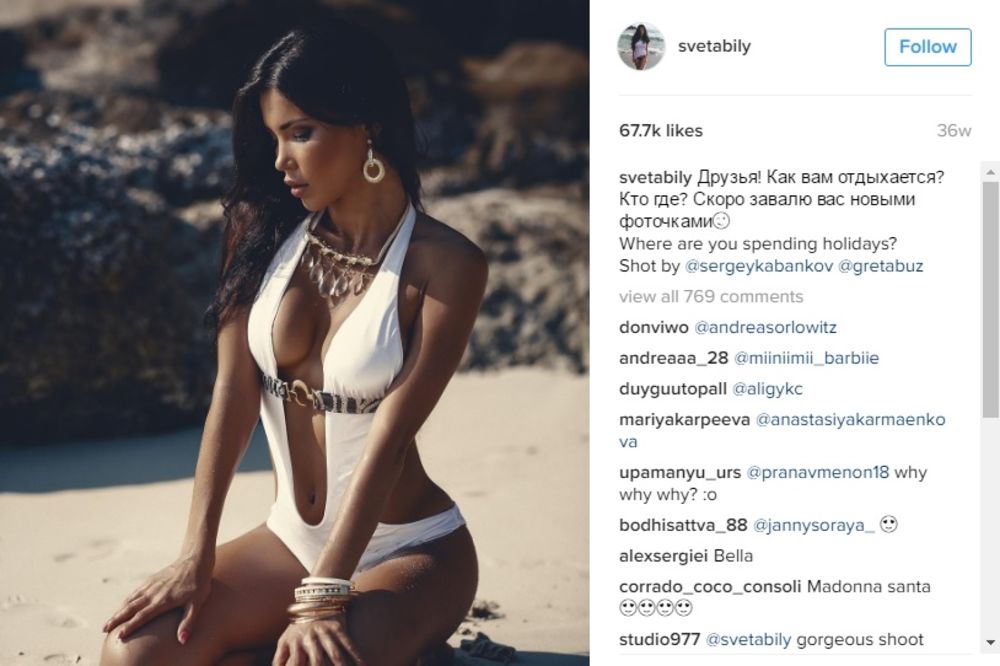(VIDEO) BLESAVA LEPOTICA: Ovu Ruskinju na Instagramu prate milioni i to ne samo zbog izgleda