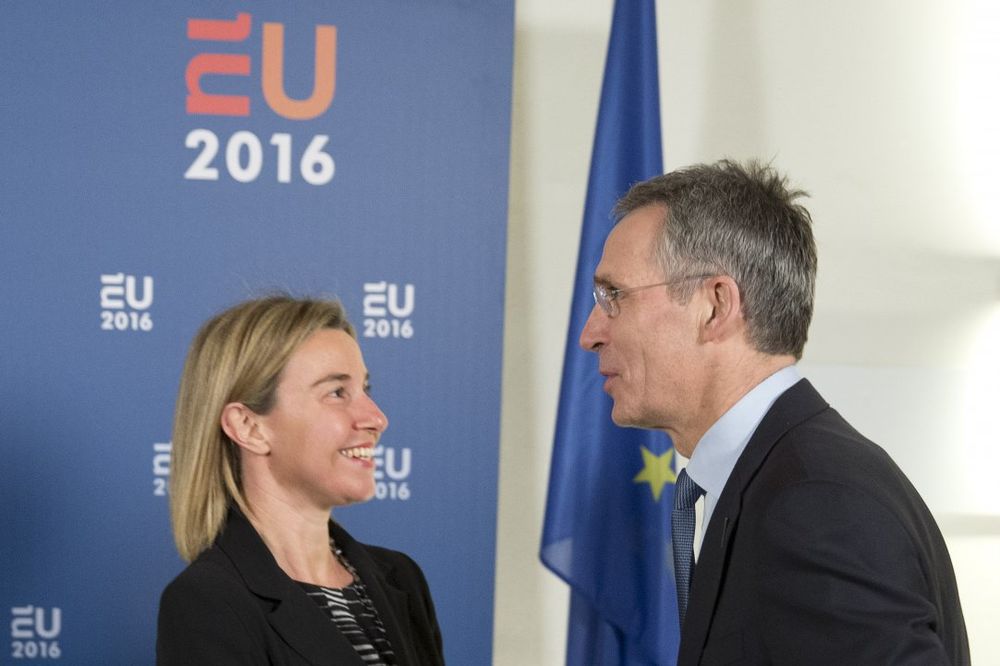 STOLTENBERG I MOGERINIJEVA: Vojska EU ne protivreči NATO