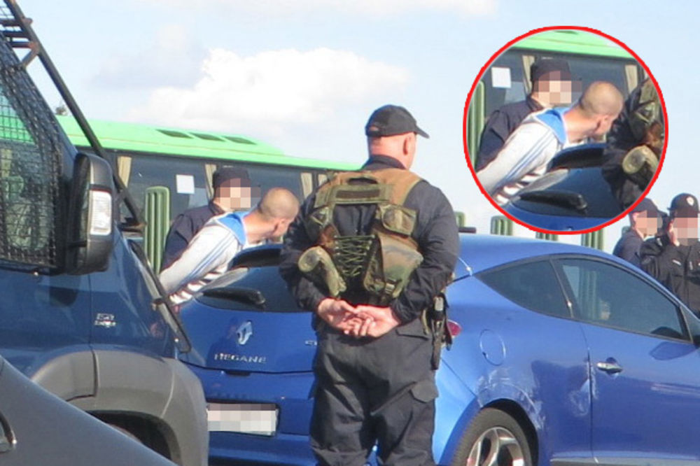(FOTO) OVAKO JE IZGLEDALO FILMSKO HAPŠENJE: Policija OPKOLILA i izvukla muškarca iz auta na Gazeli