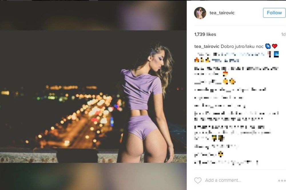 (FOTO) ONA JE NAJPROVOKATIVNIJA ZVEZDA GRANDA: Njeno telo ruši Instagram, a kakvu tek guzu ima..