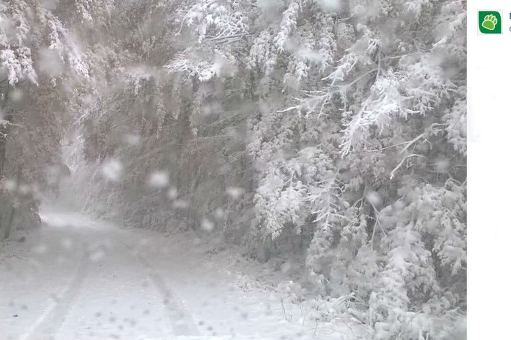 ZABELELO SE I U HRVATSKOJ: Dok je u Dalmaciji i dalje toplo, na planinama pada sneg!