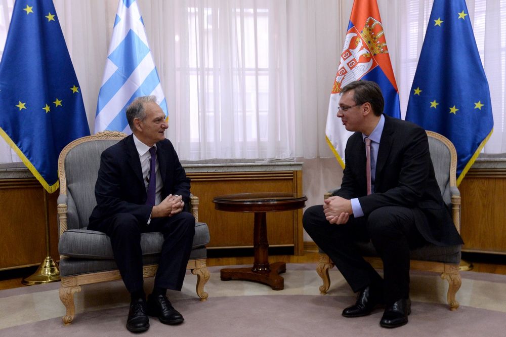 VUČIĆ SA GRČKIM AMBASADOROM: Poseta Ciprasa Srbiji doprineće ekonomskoj saradnji