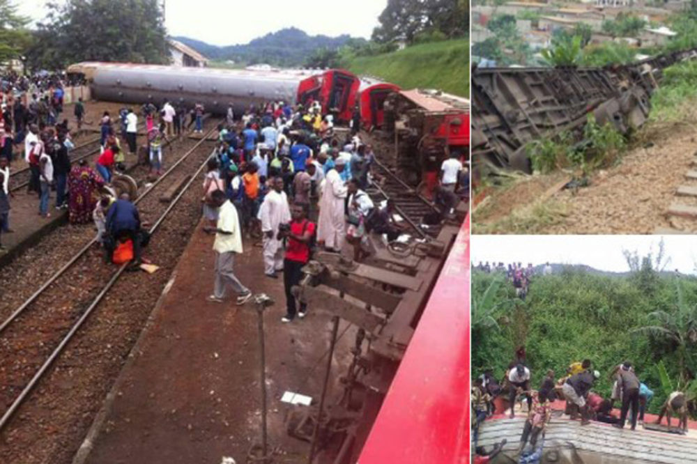 (FOTO) NEZAPAMĆENA TRAGEDIJA U KAMERUNU: U železničkoj nesreći poginulo 70, preko 600 povređeno