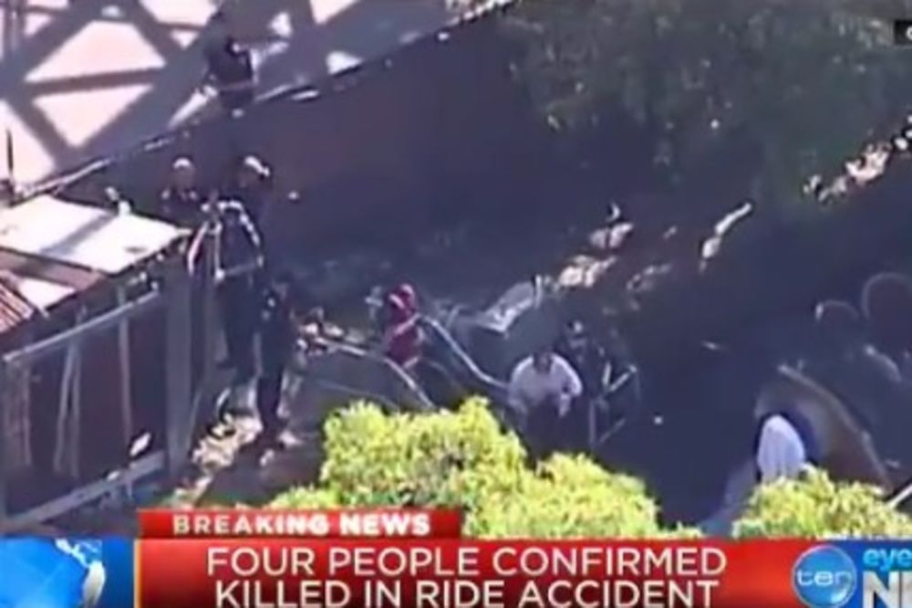 (VIDEO) STRAVA U ZABAVNOM PARKU U AUSTRALIJI: Četvoro mrtvih u nesreći u Drimvorldu