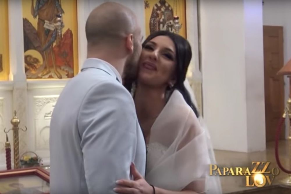 (VIDEO) STIDLJIVO: Bane Janković poljubio suprugu 3 puta u obraz nakon što su se venčali!