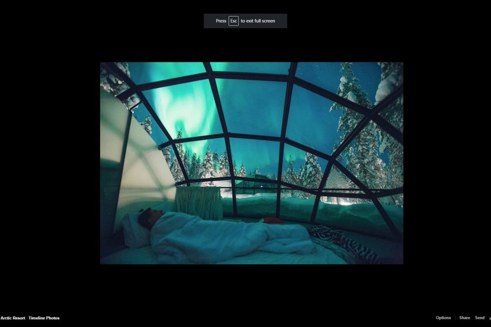 (VIDEO) POGLED ZA PAMĆENJE: U staklenom igluu iz kreveta pratite polarnu svetlost. Cena? Sitnica