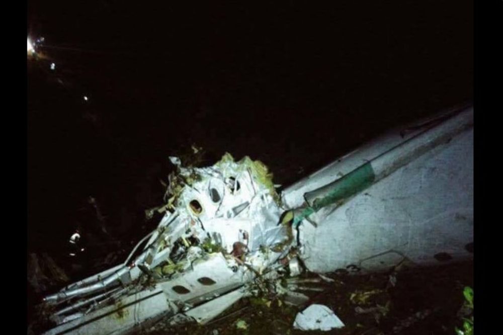 BRAZIL U CRNOM: Trodnevna žalost zbog pada aviona u Kolumbiji