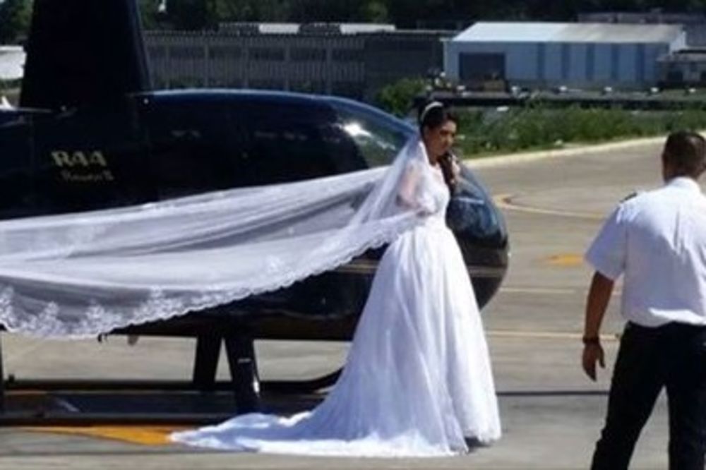 (VIDEO) NJEN SAN ZAVRŠIO SE TRAGIČNO: U venčanici krenula helikopterom na venčanje ali NIJE STIGLA!
