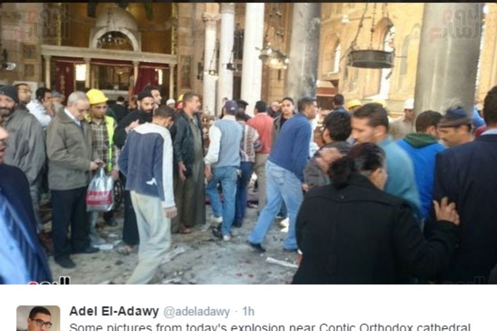 (VIDEO) NOV BOMBAŠKI NAPAD: Eksplozija u Kairu ispred pravoslavne crkve, najmanje 22 mrtvih