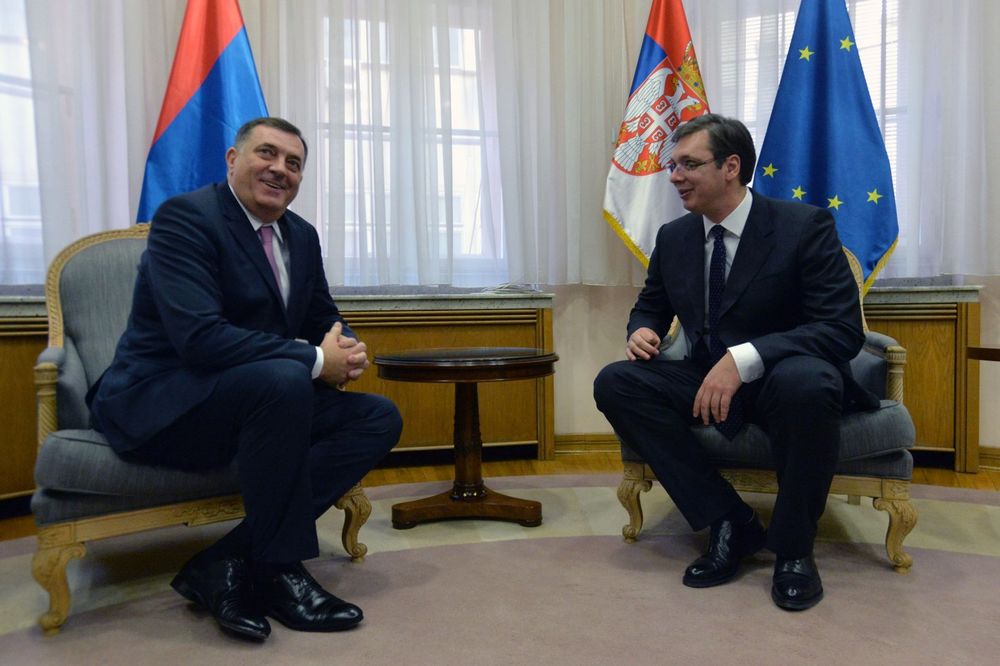 VUČIĆ SA DODIKOM: Srbija neće dozvoliti ugrožavanje Republike Srpske