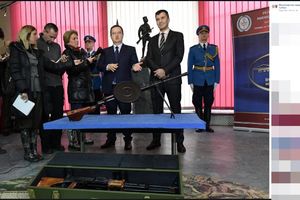DAČIĆ DONEO DAROVE: Puškomitraljeze, poklon Rogozina, dao Vojnom muzeju