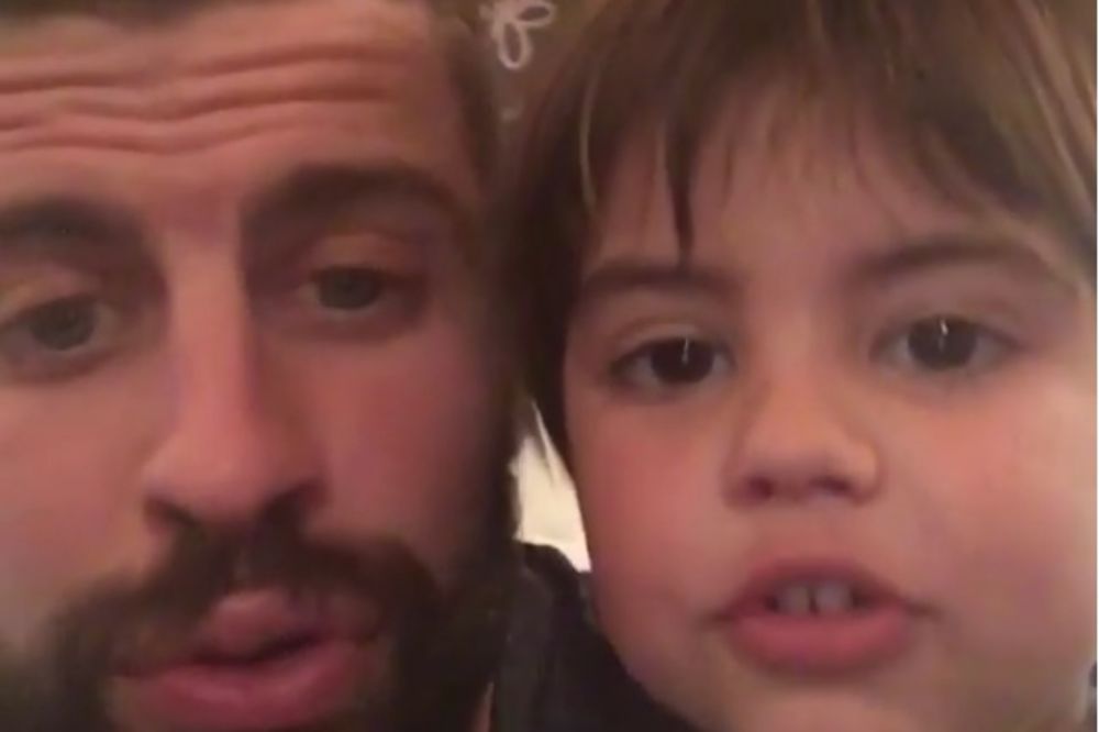 (VIDEO) AJDE TATA, PEVAJ! Pikeov sin je veliki navijač Barselone, a evo kako peva navijačke pesme
