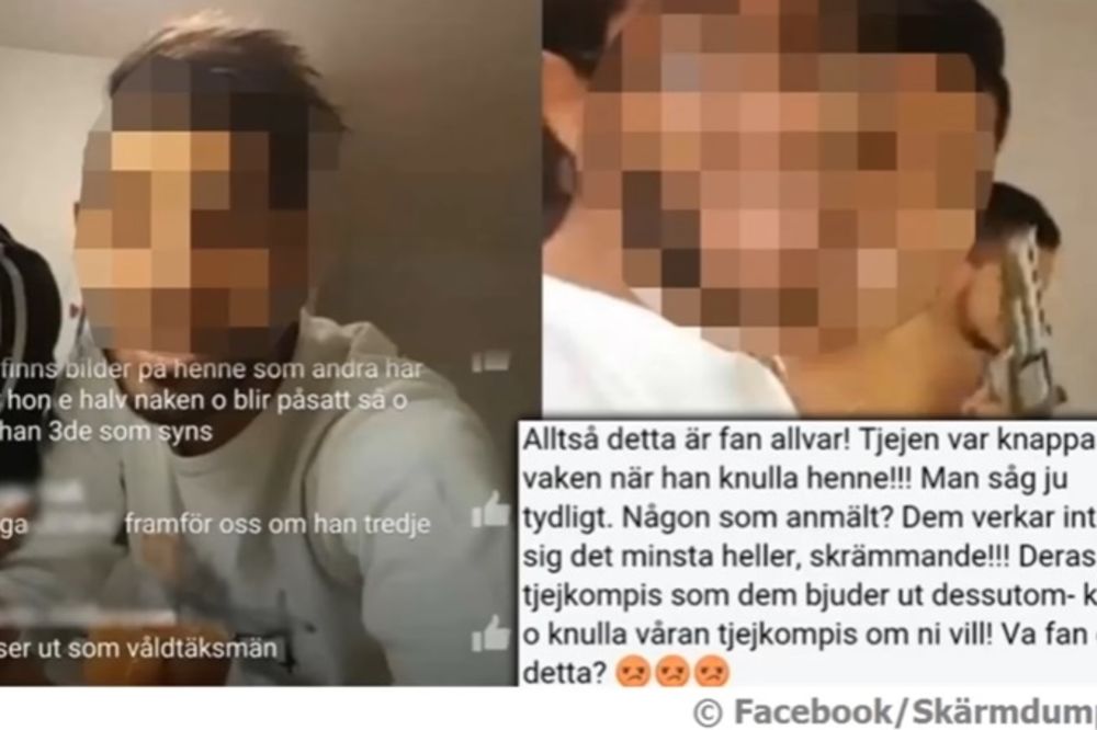 (VIDEO) GRUPNO SILOVANJE PRENOSILI NA FEJSBUKU: Trojica izbeglica napastvovala devojku u Švedskoj!