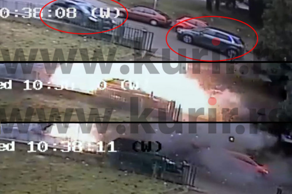 EKSPLOZIJA UŽIVO U BEOGRADU: Pogledajte TRENUTAK kada je bomba RAZNELA auto na Voždovcu