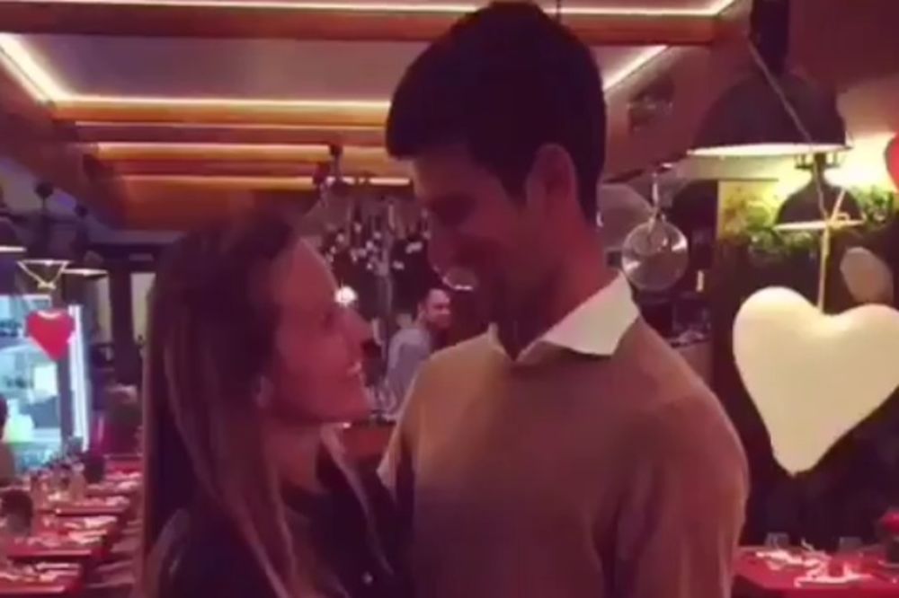 (VIDEO) POGLEDI PUNI LJUBAVI: Novak zaplesao sa trudnom suprugom na Dan zaljubljenih