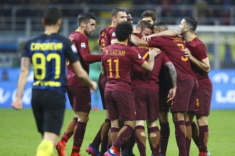 (VIDEO) SEVALI PROJEKTILI NAJNGOLANA: Roma pobedila Inter u Milanu i nastavila poteru za Juventusom