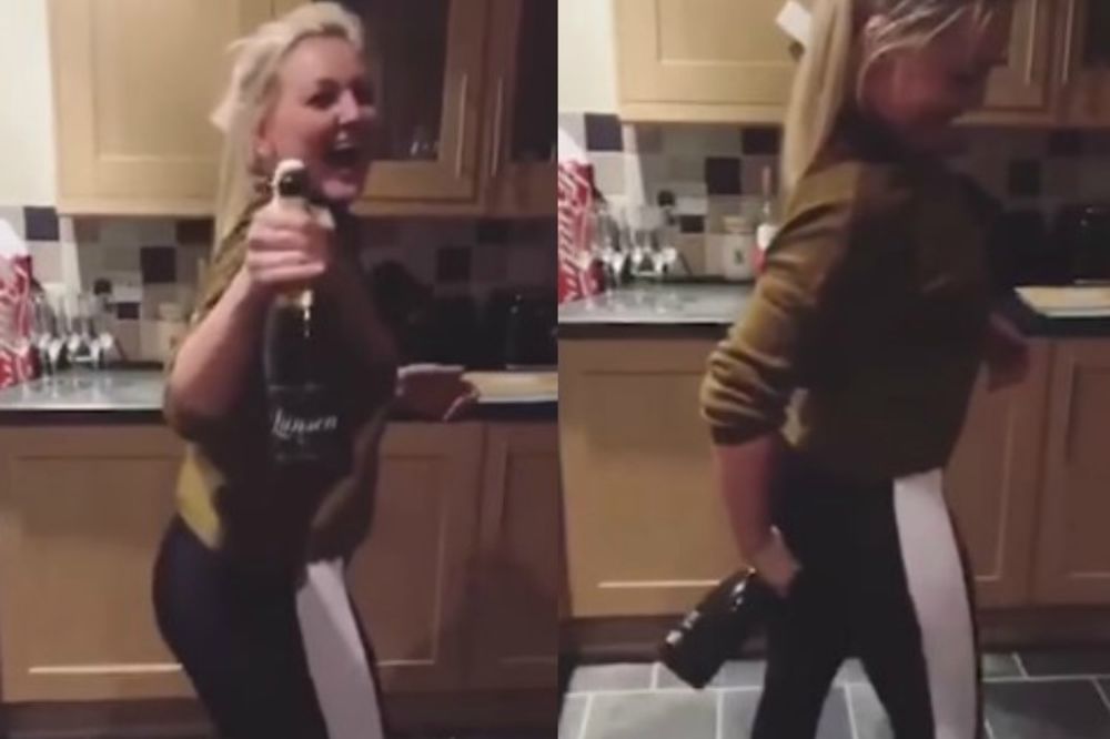 (VIDEO) IMA JAKE MIŠIĆE: Verovali ili ne, ova devojka ZADNJICOM OTVARA šampanjac!