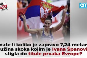 (KURIR TV) Evo šta je Ivana Španović preletela zlatnim skokom od 7,24m!