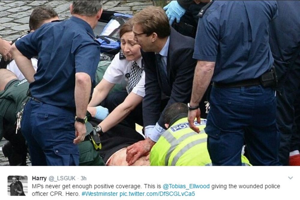 APSOLUTNI HEROJ LONDONA: Ministar u poslednjem trenutku pokušao da spasi izbodenog policajca!