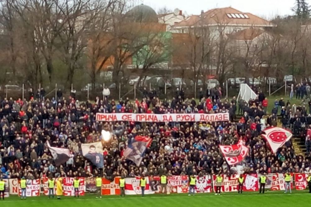 (VIDEO) STIGLI RUSI: Fudbaleri Spartaka doputovali u Beograd!
